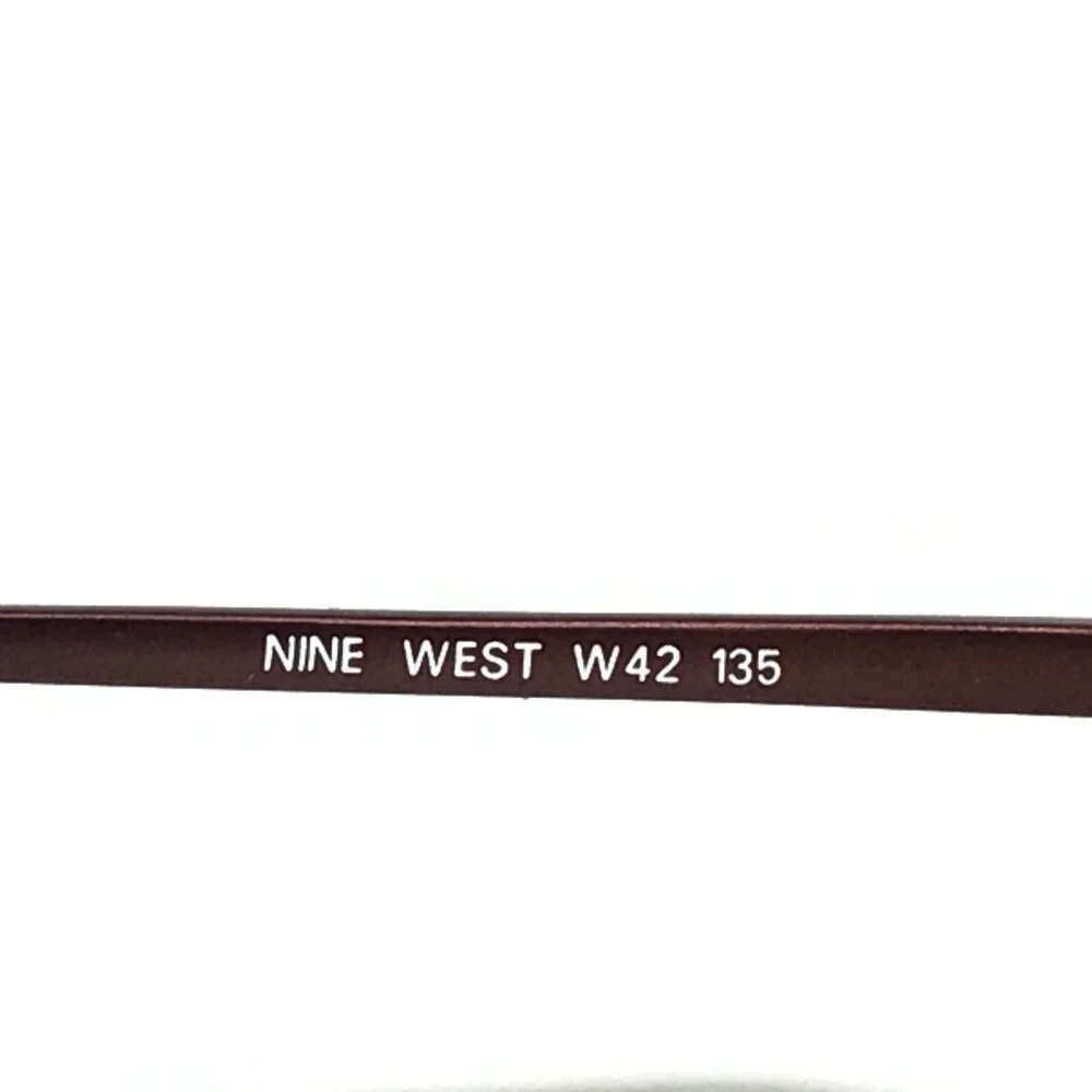 Nine West Petite Eyeglasses Frames 321 W42 Brown Half Rim 49-19-135